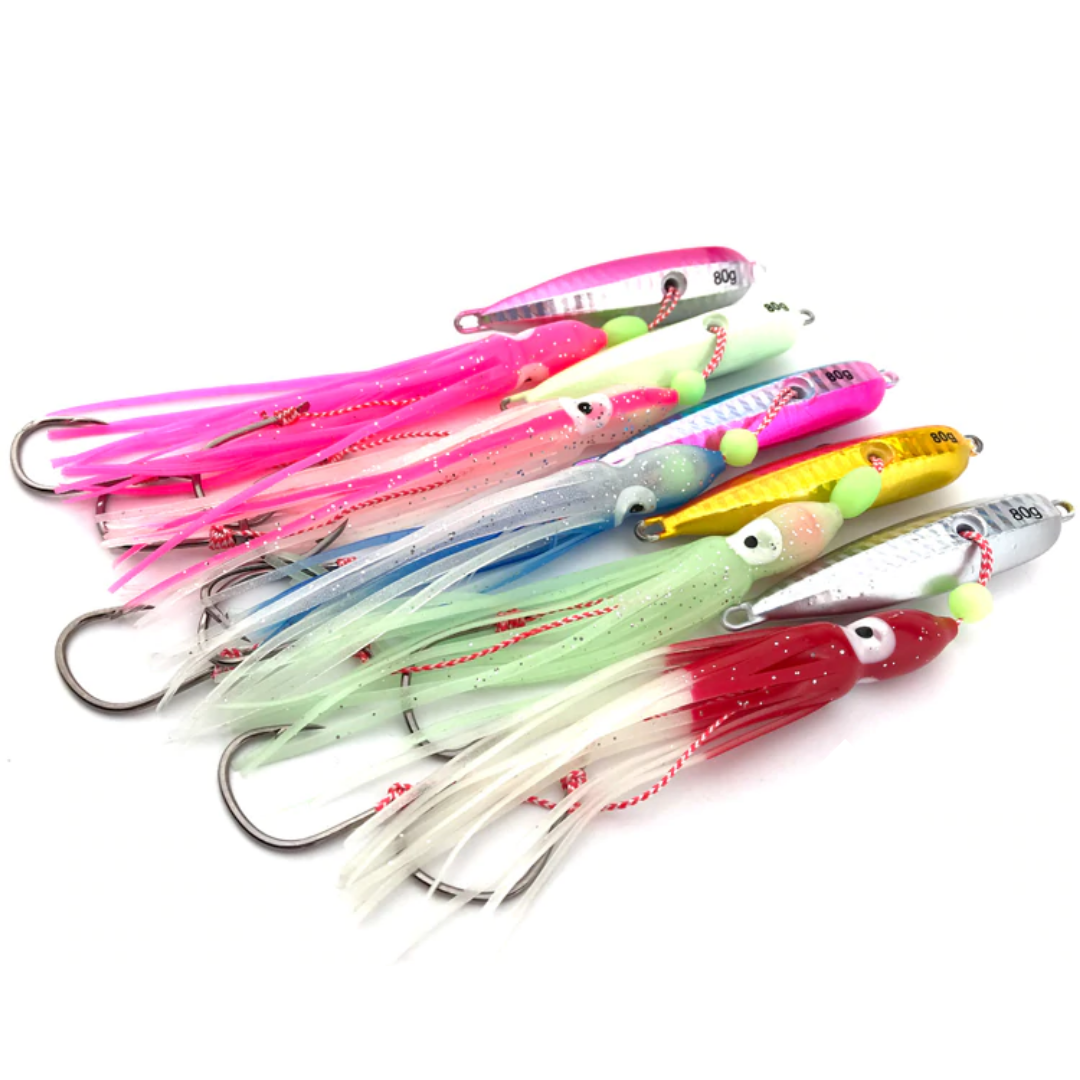 1 Piece Of 11cm/16cm Long-distance Sea Fishing Jig Lead Head Hook Soft Bait  Lead Head Fish Fishing Lure Package Lead Fish Soft Bait