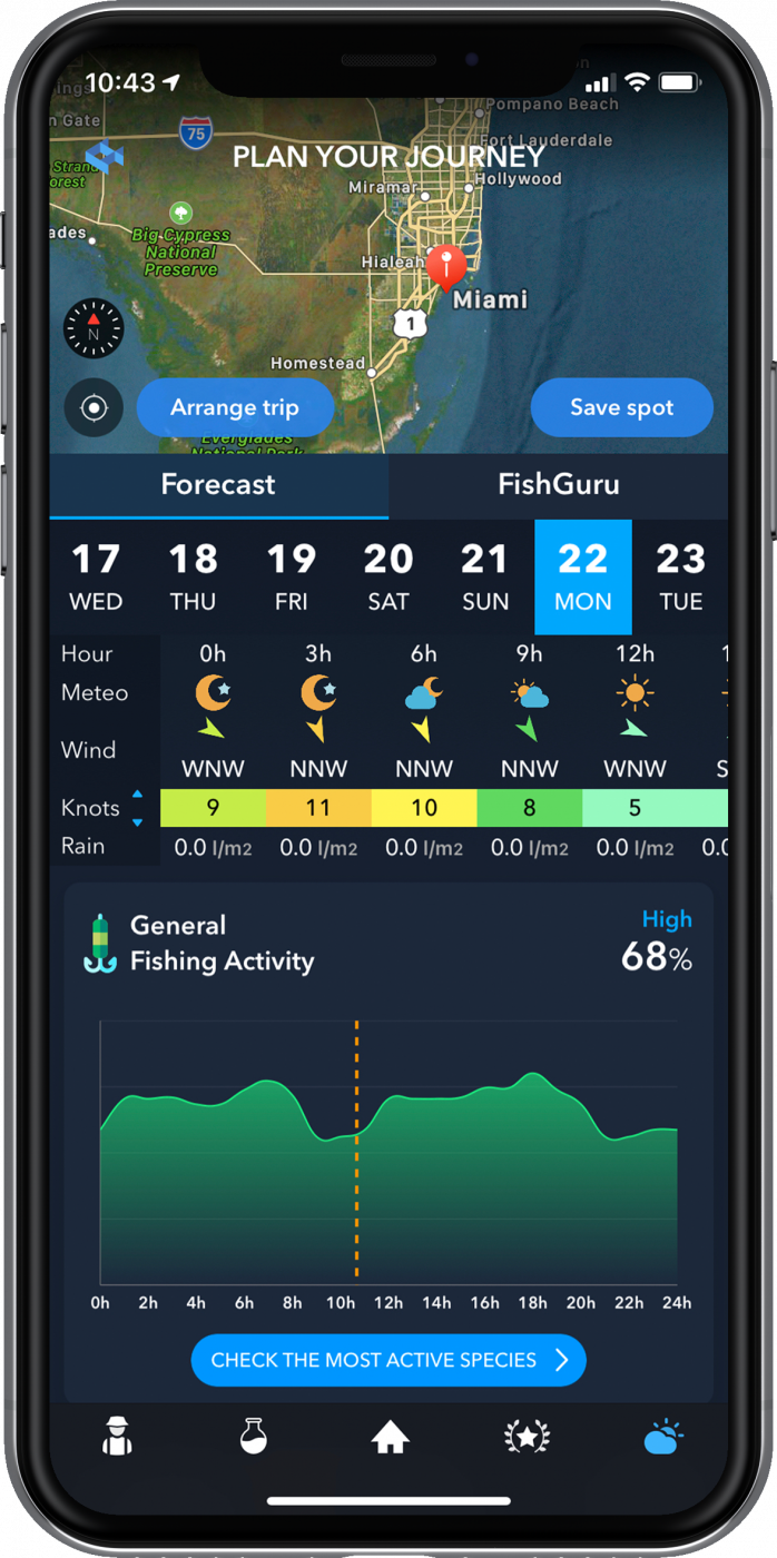 Plan your fishing trip with WeFish